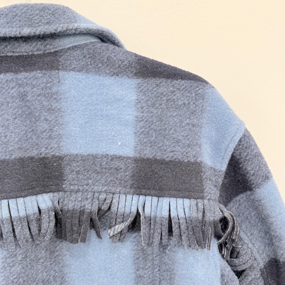 Saltwater Luxe Plaid Fringe Jacket - Picture 6 of 8